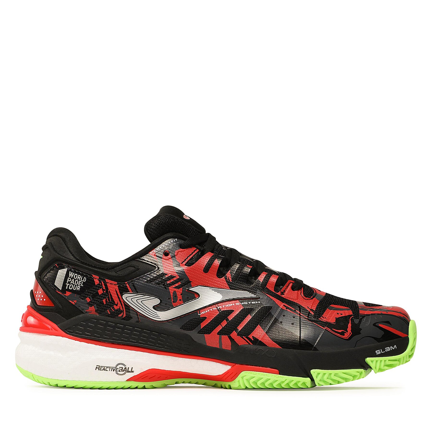 Schuhe Joma Slam Men 2301 TSLAMW2301C Black Red von Joma