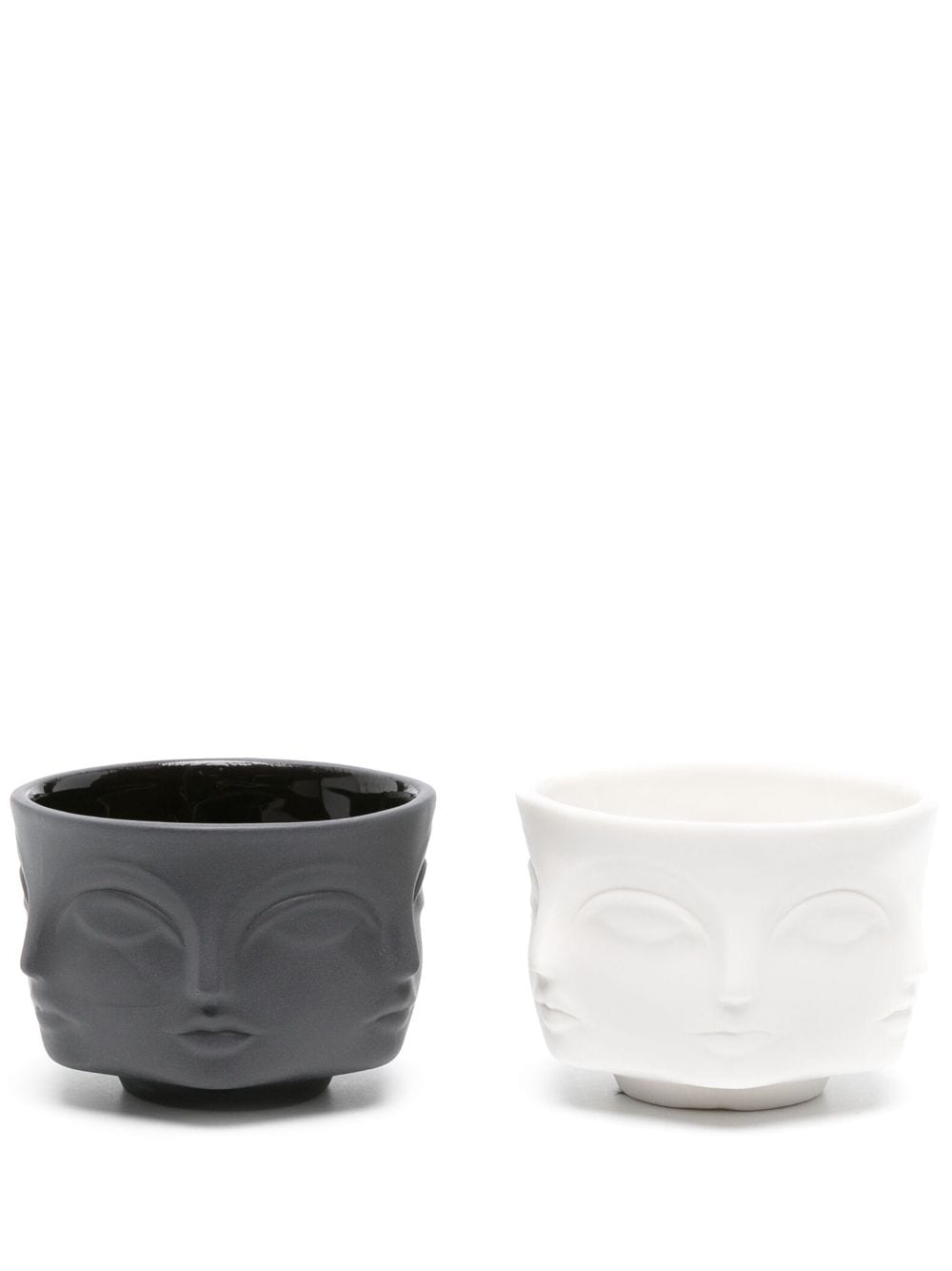 Jonathan Adler Muse porcelain salt and pepper set - Black von Jonathan Adler