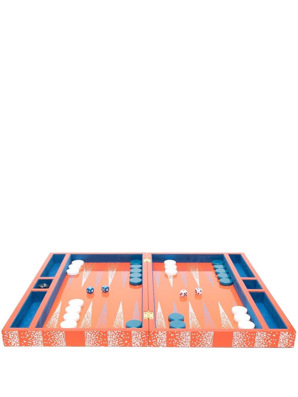 Jonathan Adler Vapor backgammon set - Orange von Jonathan Adler
