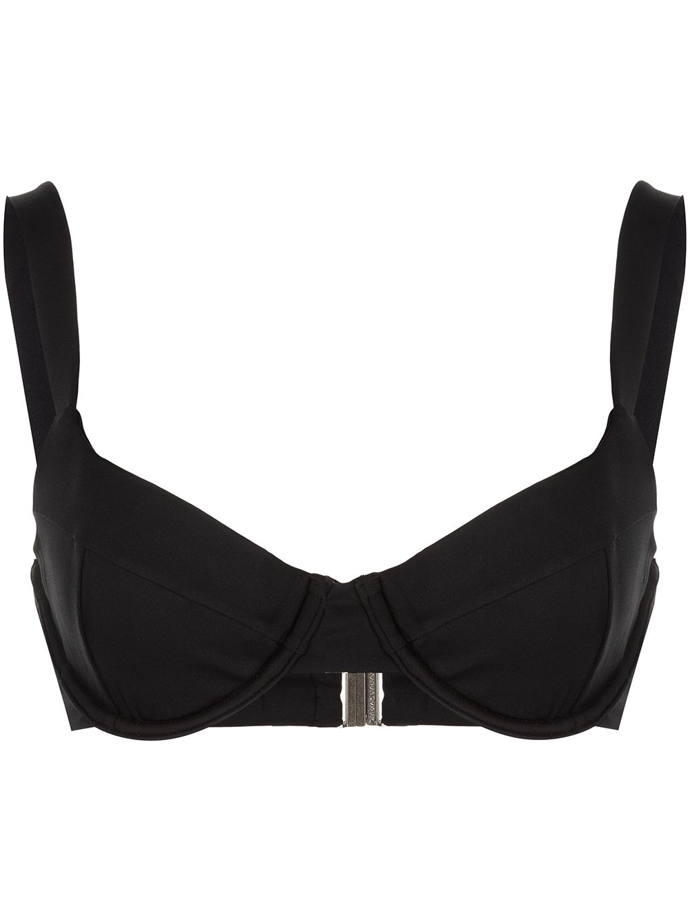 Simkhai Lia cupped bikini top - Black von Simkhai