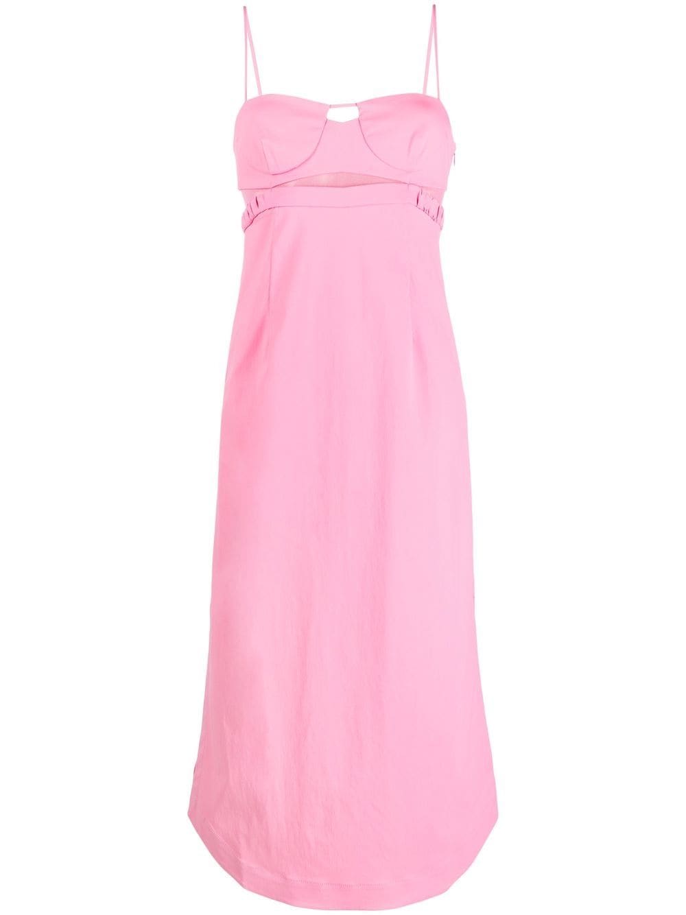 Simkhai cut-out bustier midi dress - Pink von Simkhai