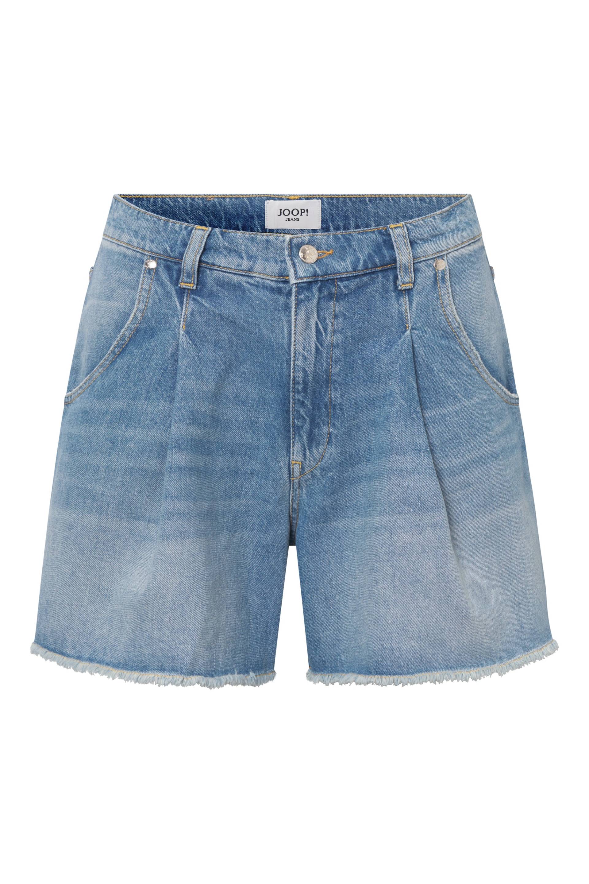 Joop Jeans Jeansshorts »Esther«, Bundfalte, offener Saumabschluss Joop Jeans Jeansshorts »Esther«, Bundfalte, offener Saumabschluss von Joop Jeans