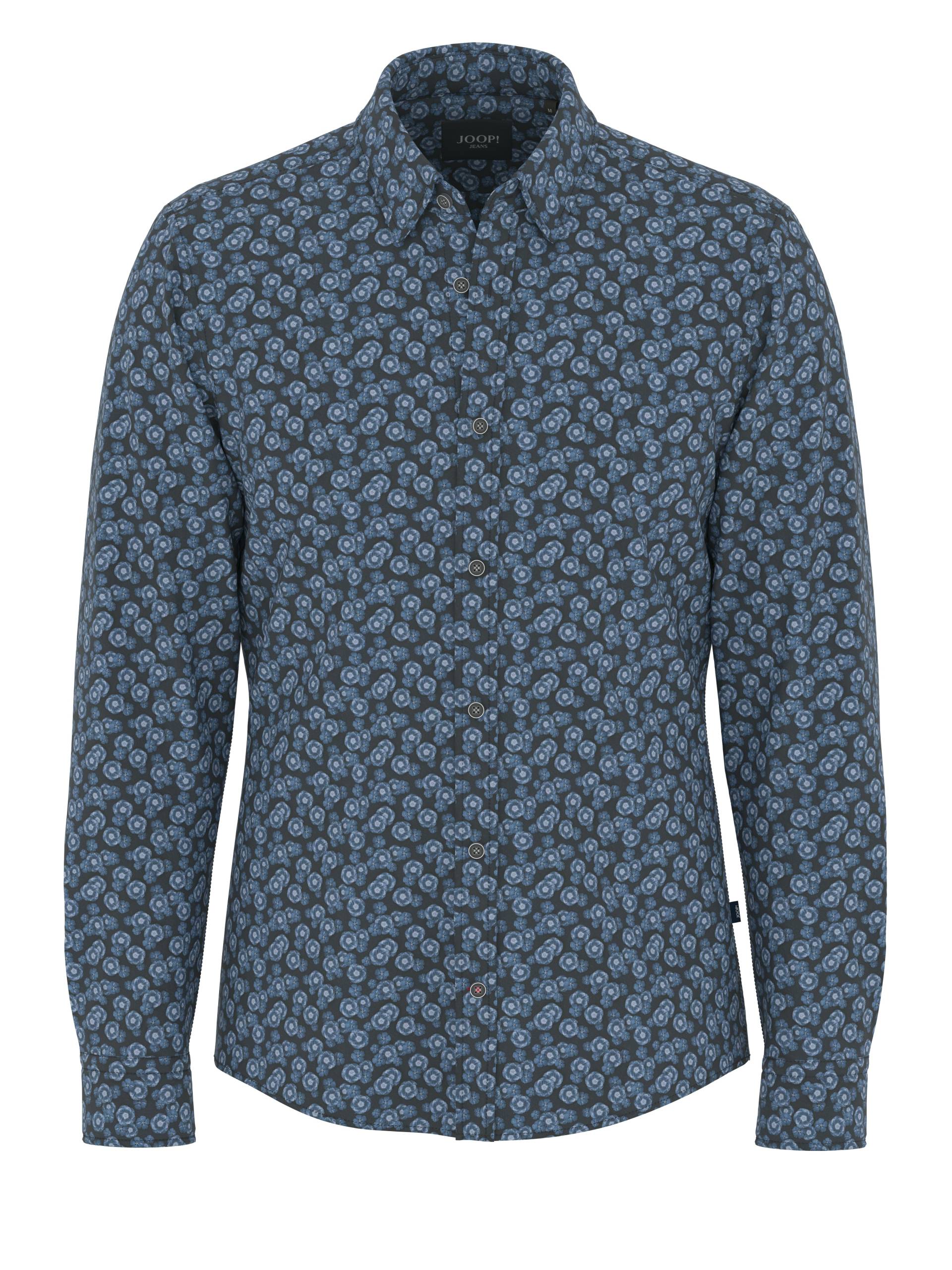 Joop Jeans Langarmhemd »Hanson3-W«, Logostickerei am Ärmelschlitz, auffälliges Muster Joop Jeans Langarmhemd »Hanson3-W«, Logostickerei am Ärmelschlitz, auffälliges Muster von Joop Jeans