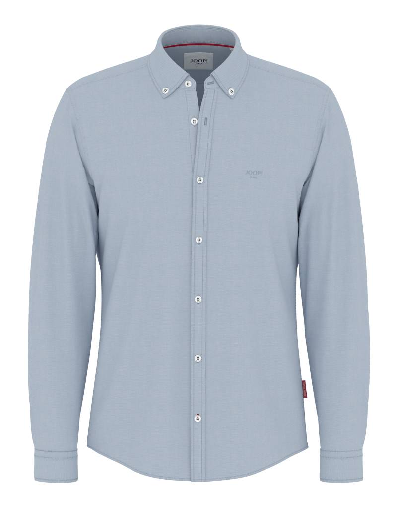 Joop Jeans Langarmhemd »Haven3-W«, Mit Ton-in Ton Markenlogoprint auf der Brust von Joop Jeans