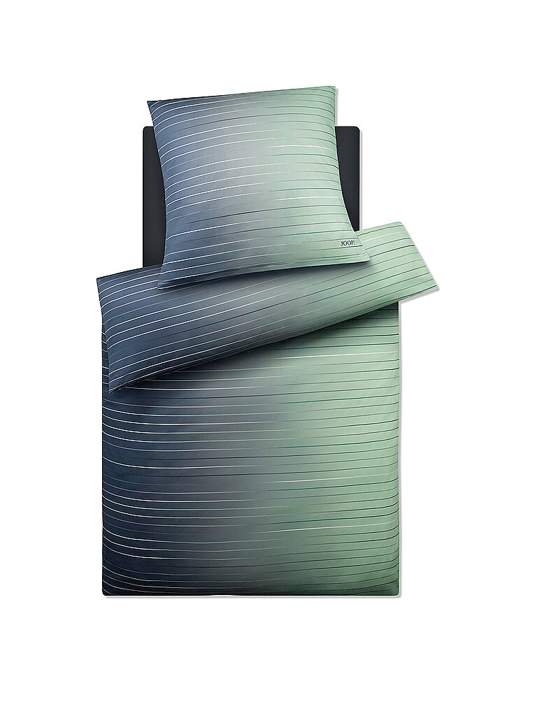 JOOP Satin Bettwäsche 200x200cm MOVE Aqua mint von Joop