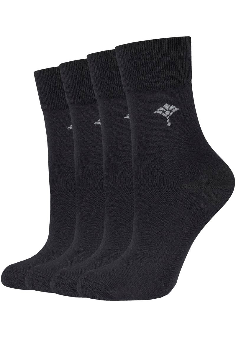 JOOP! Socken »For your daily«, (4 Paar), mit Cornflower-Logo, Rippenbündchen von Joop!