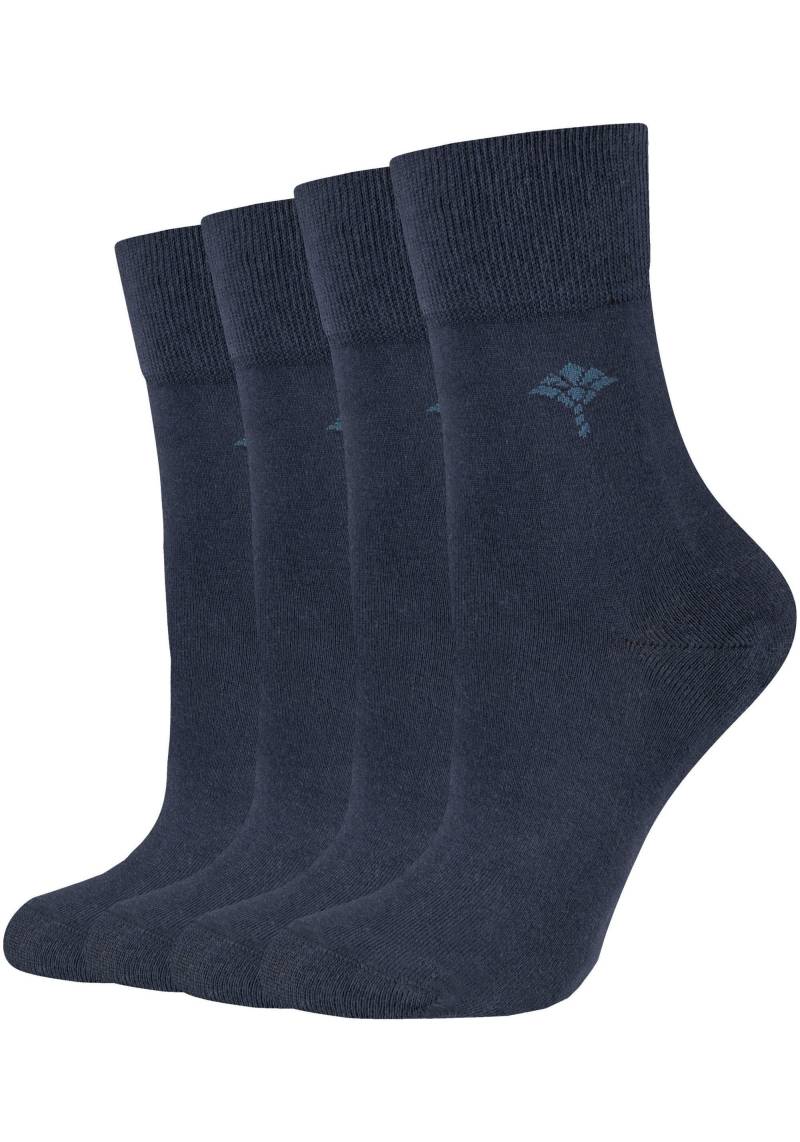 JOOP! Socken »For your daily«, (4 Paar), mit Cornflower-Logo, Rippenbündchen von Joop!