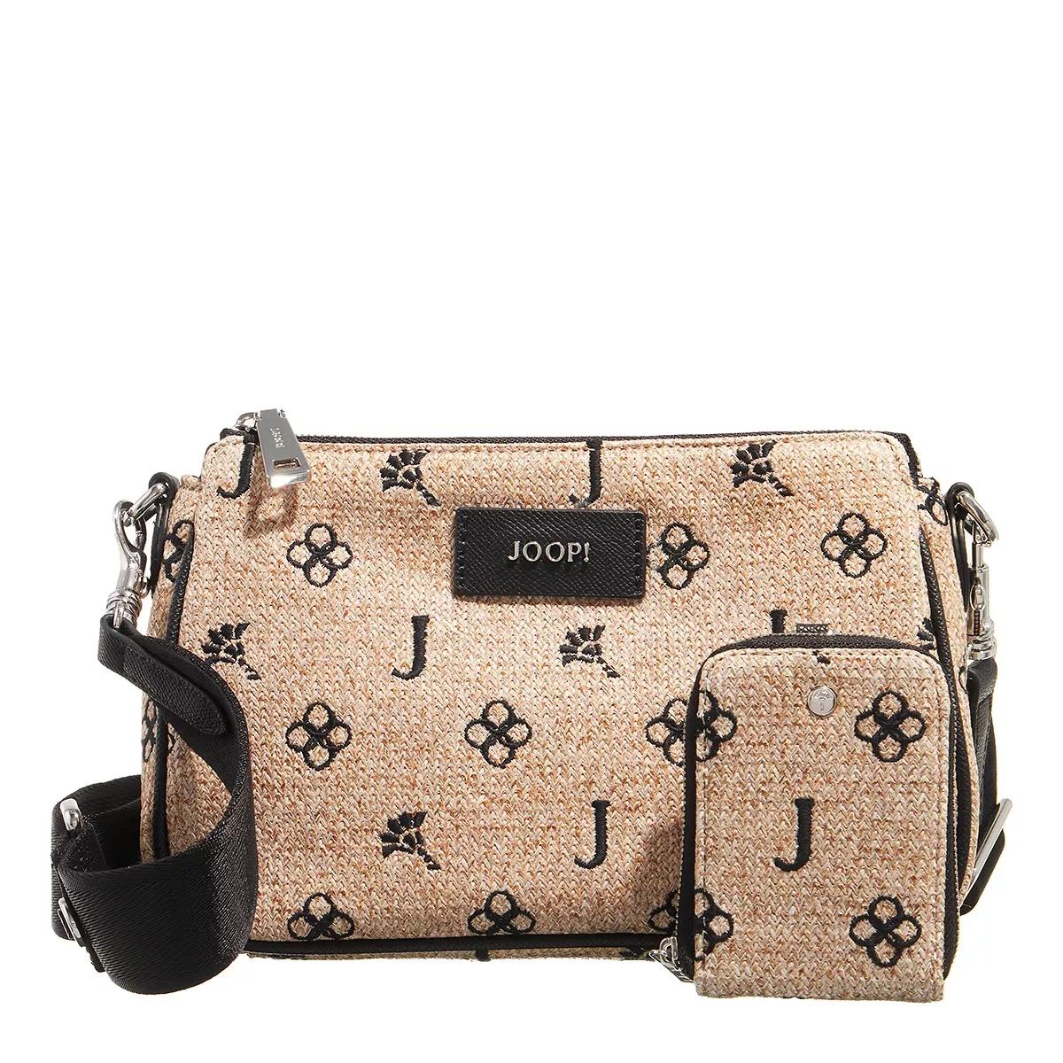 JOOP! Umhängetasche - Decoro Tessere Jasmina Shoulderbag Shz - Gr. unisize - in Beige - für Damen von Joop!