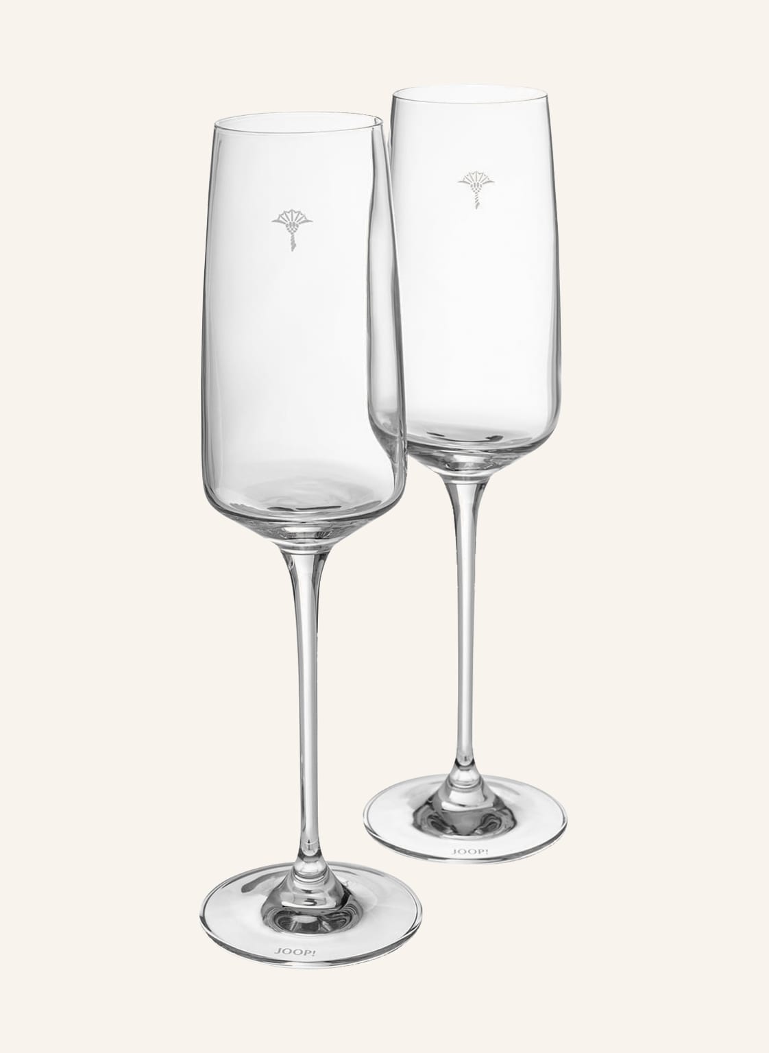 Joop! 2er-Set Champagnergläser Single Cornflower transparent Joop! 2er-Set Champagnergläser Single Cornflower transparent von Joop!