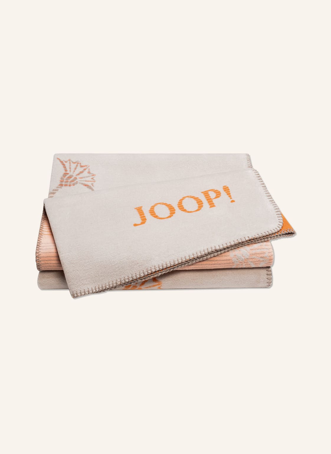 Joop! Plaid Joop! Faded Cornflower beige von Joop!