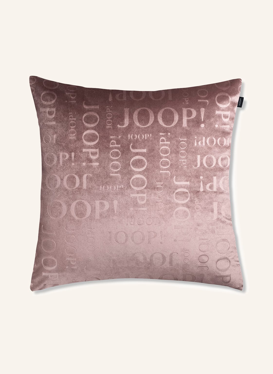 Joop! Samt-Dekokissenhülle Match rosa von Joop!