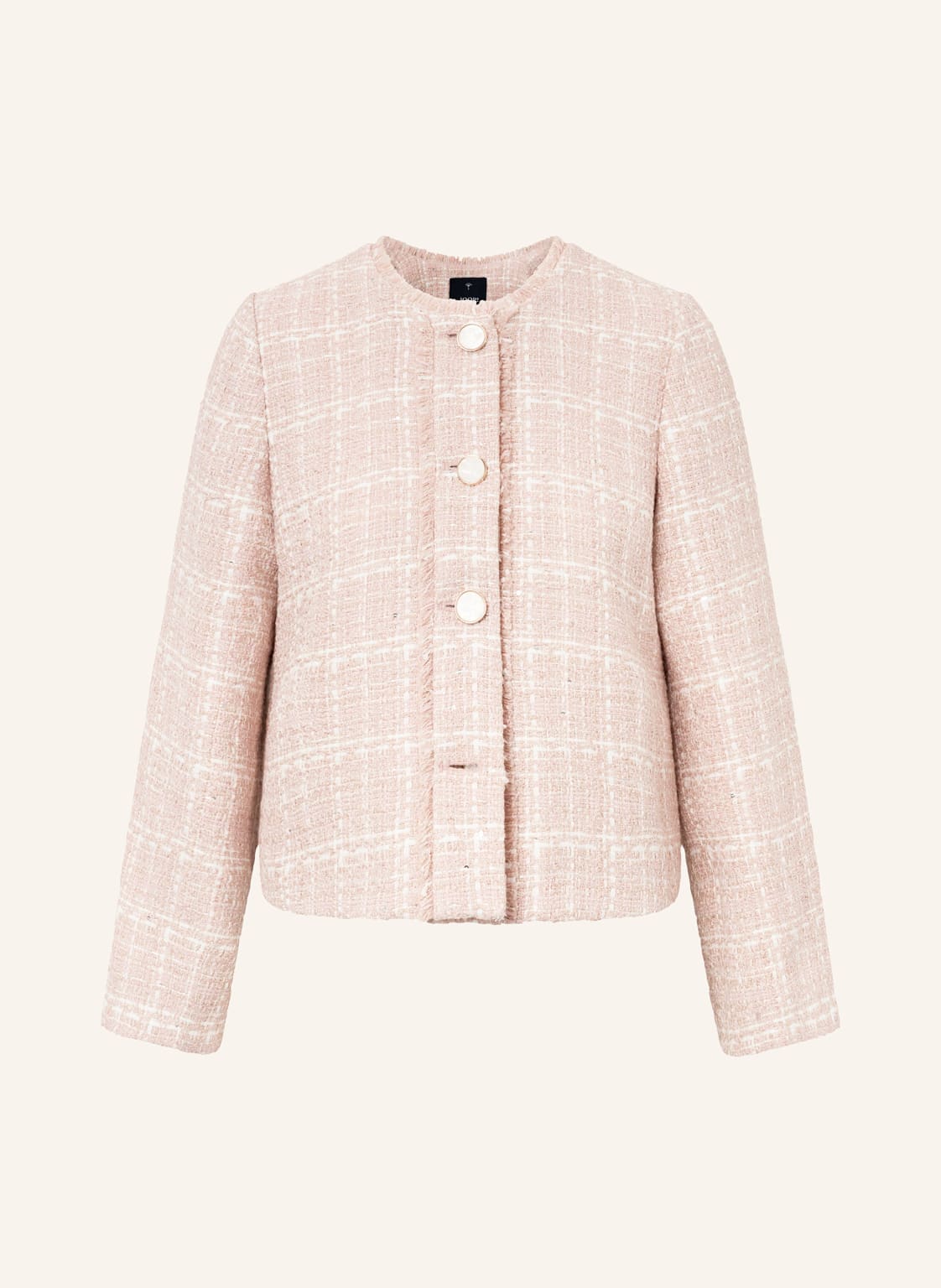 Joop! Tweed-Jacke Mit Glitzergarn Und Pailletten rosa von Joop!