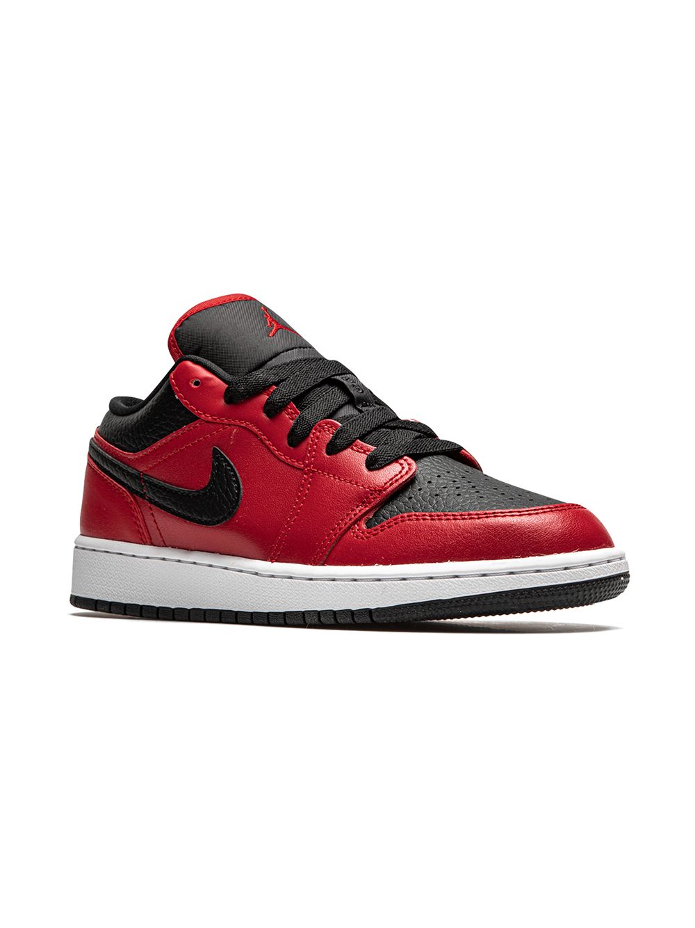 Jordan Kids Air Jordan 1 Low "Black Pebbled" sneakers - Red von Jordan Kids