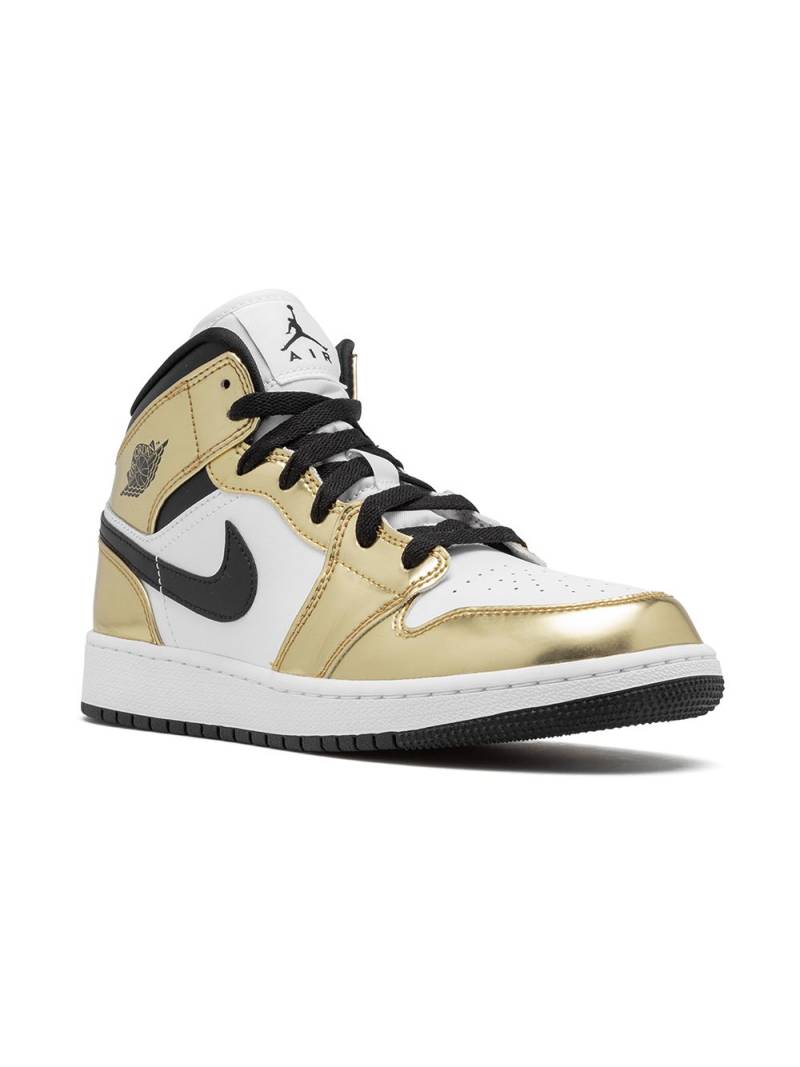 Jordan Kids Air Jordan 1 Mid SE "Metallic Gold" sneakers von Jordan Kids