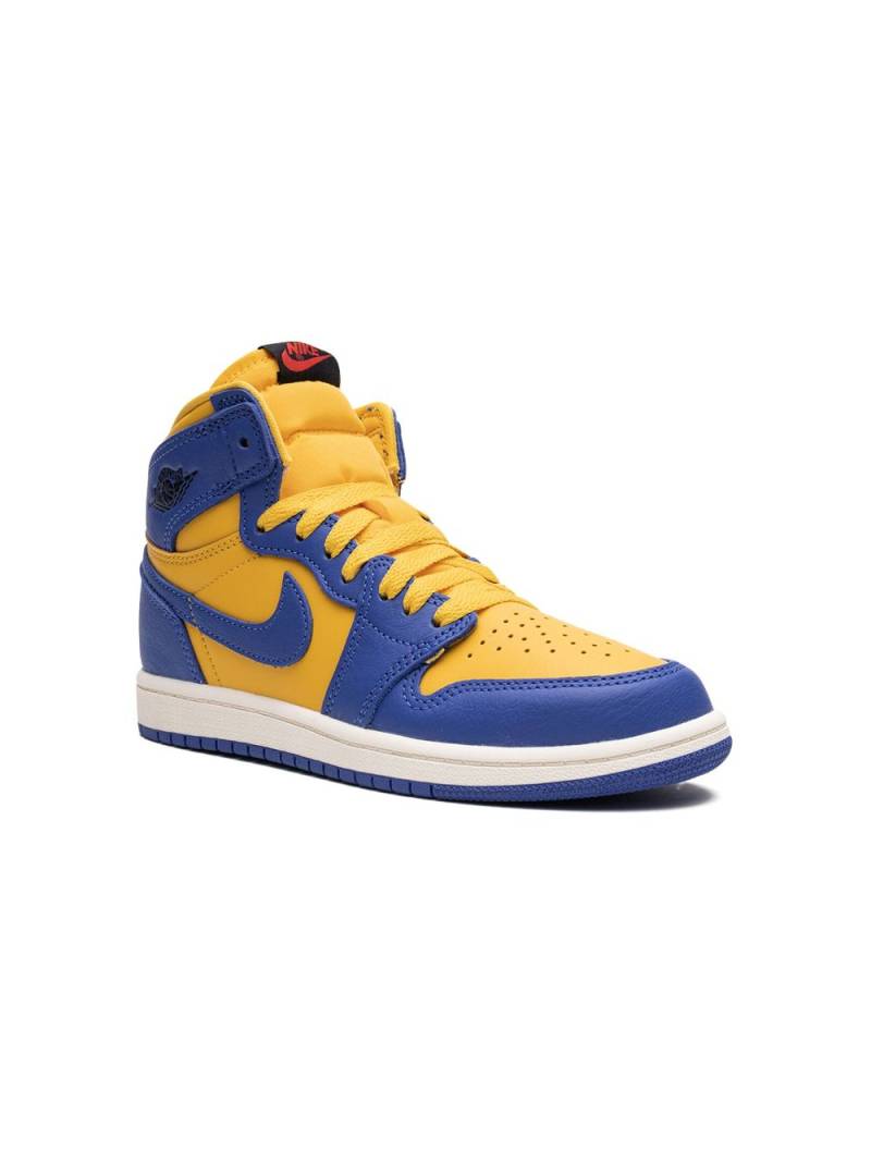 Jordan Kids Air Jordan 1 Retro High OG "Reverse Laney" sneakers - Blue von Jordan Kids