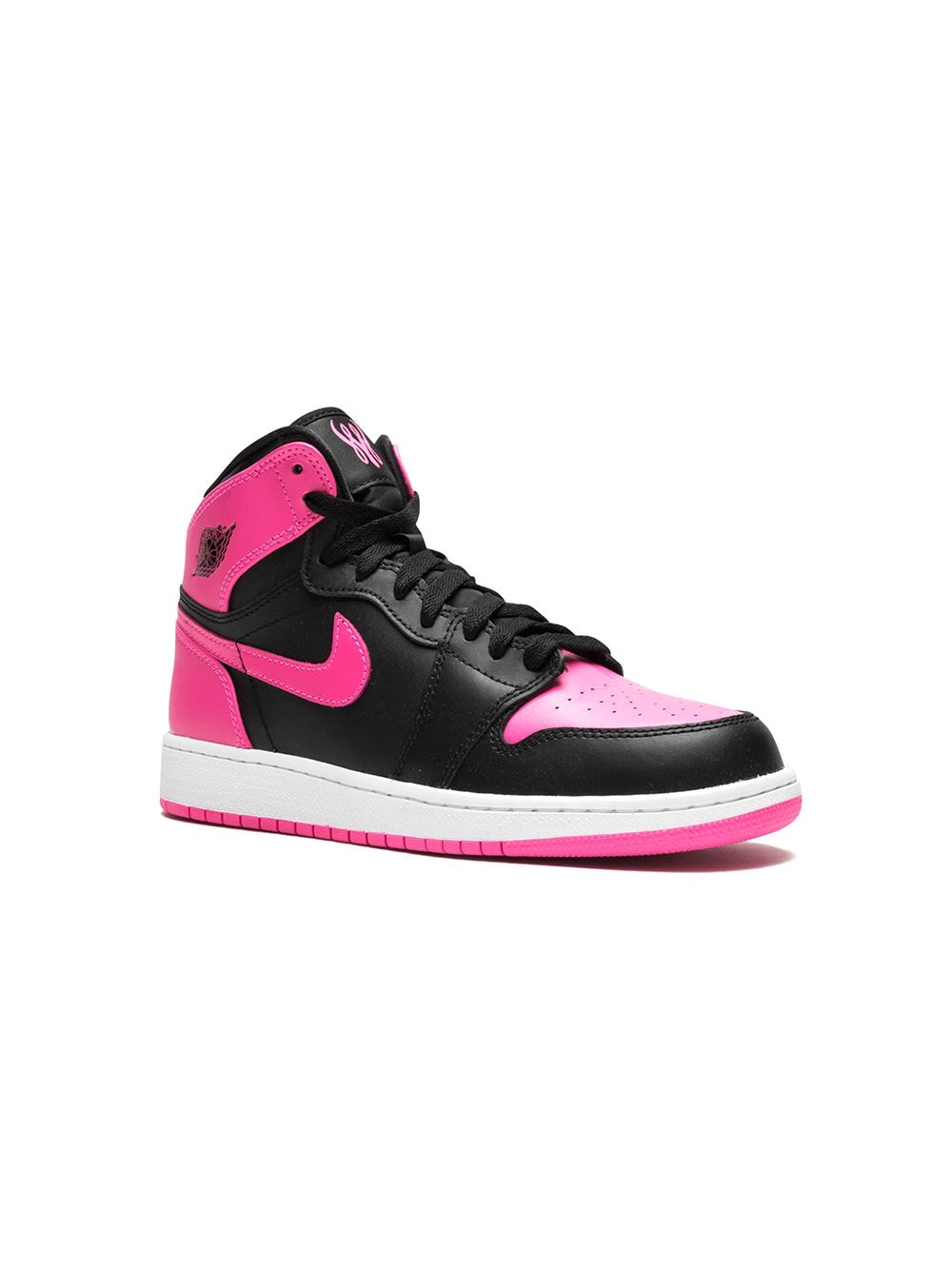 Jordan Kids x Serena Williams Air Jordan 1 Retro High "Hyper Pink" sneakers - Black von Jordan Kids