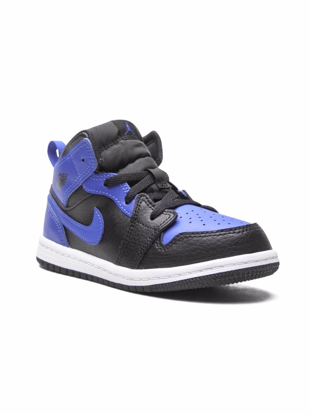 Jordan Kids Jordan 1 Mid "Black/Hyper Royal" sneakers von Jordan Kids