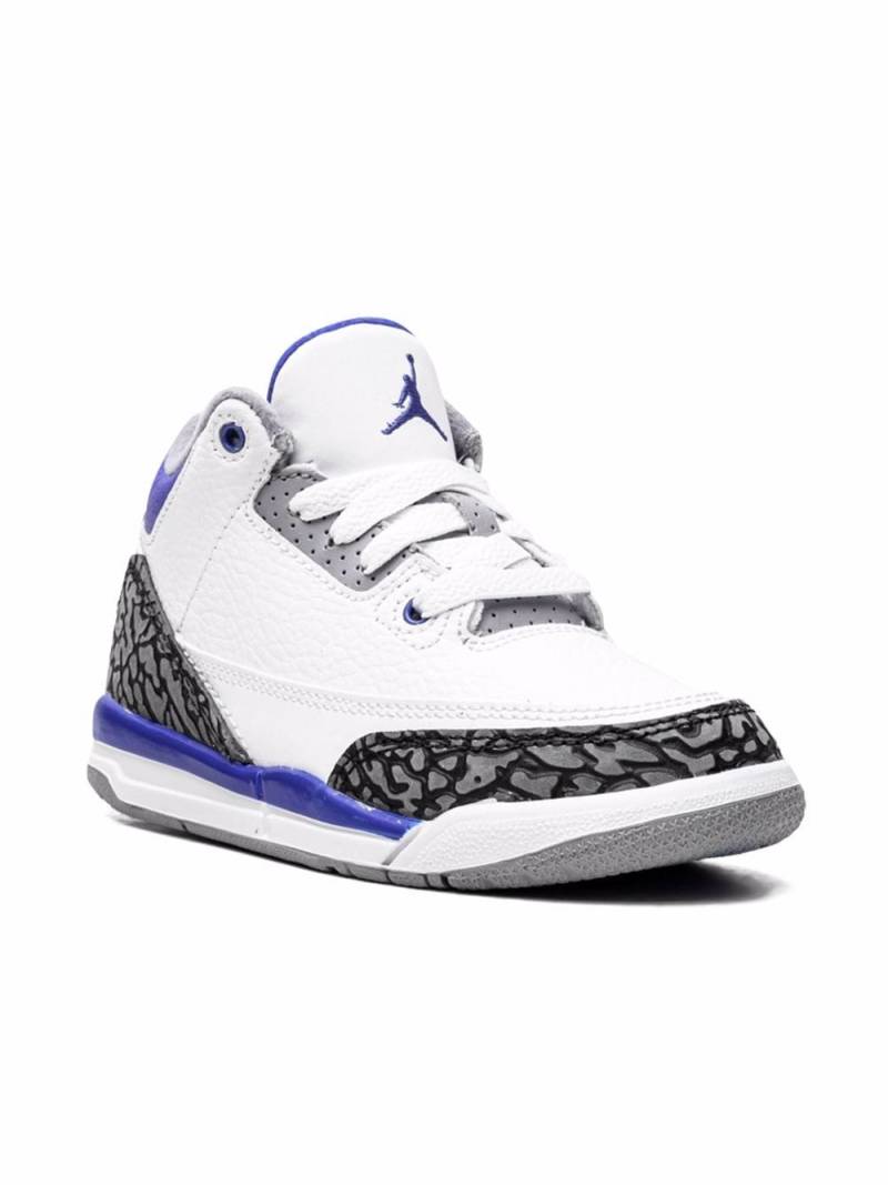 Jordan Kids Air Jordan 3 sneakers "Racer Blue" - White von Jordan Kids