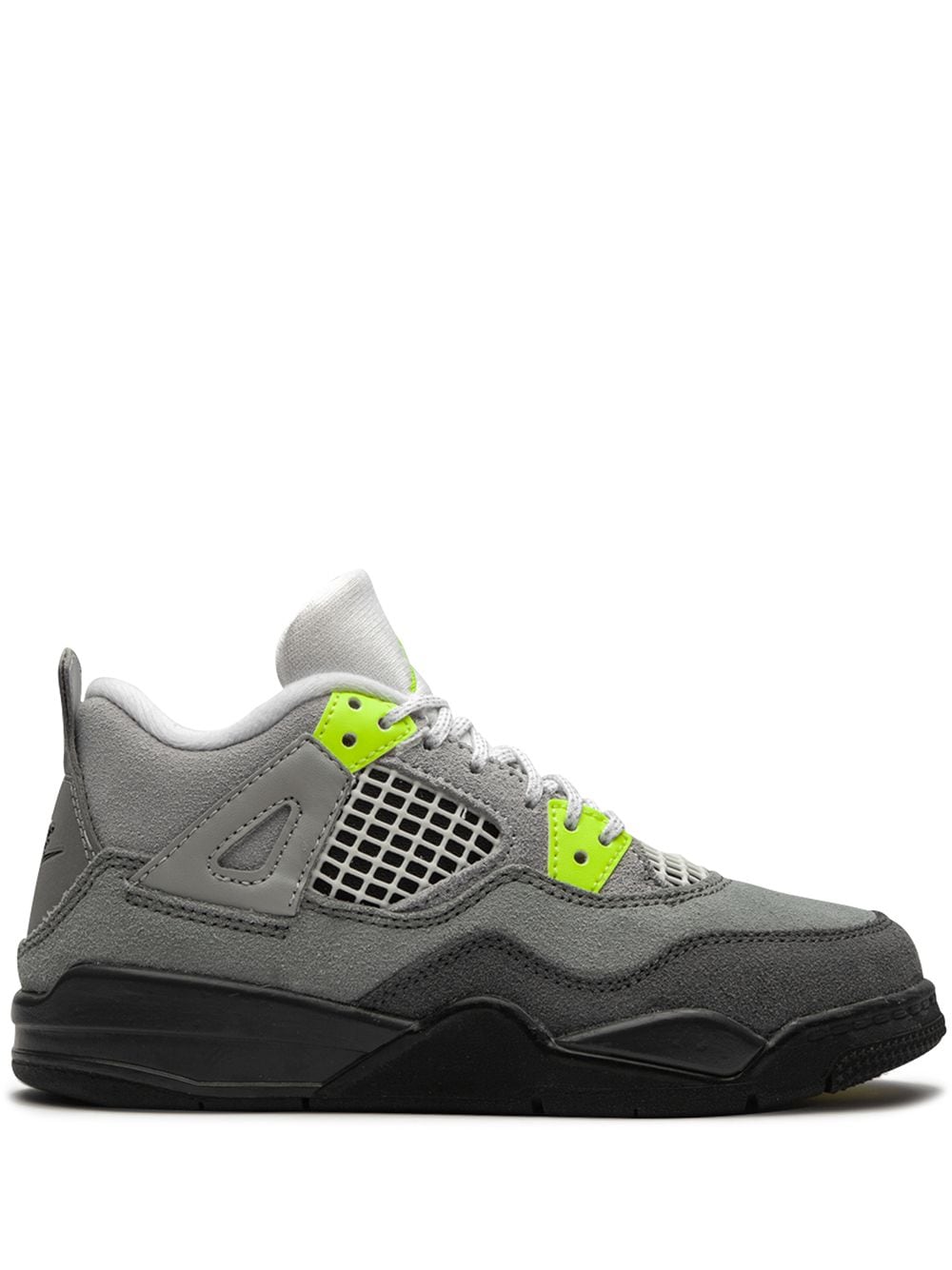 Jordan Kids Air Jordan 4 Retro SE "Neon" sneakers - Grey von Jordan Kids