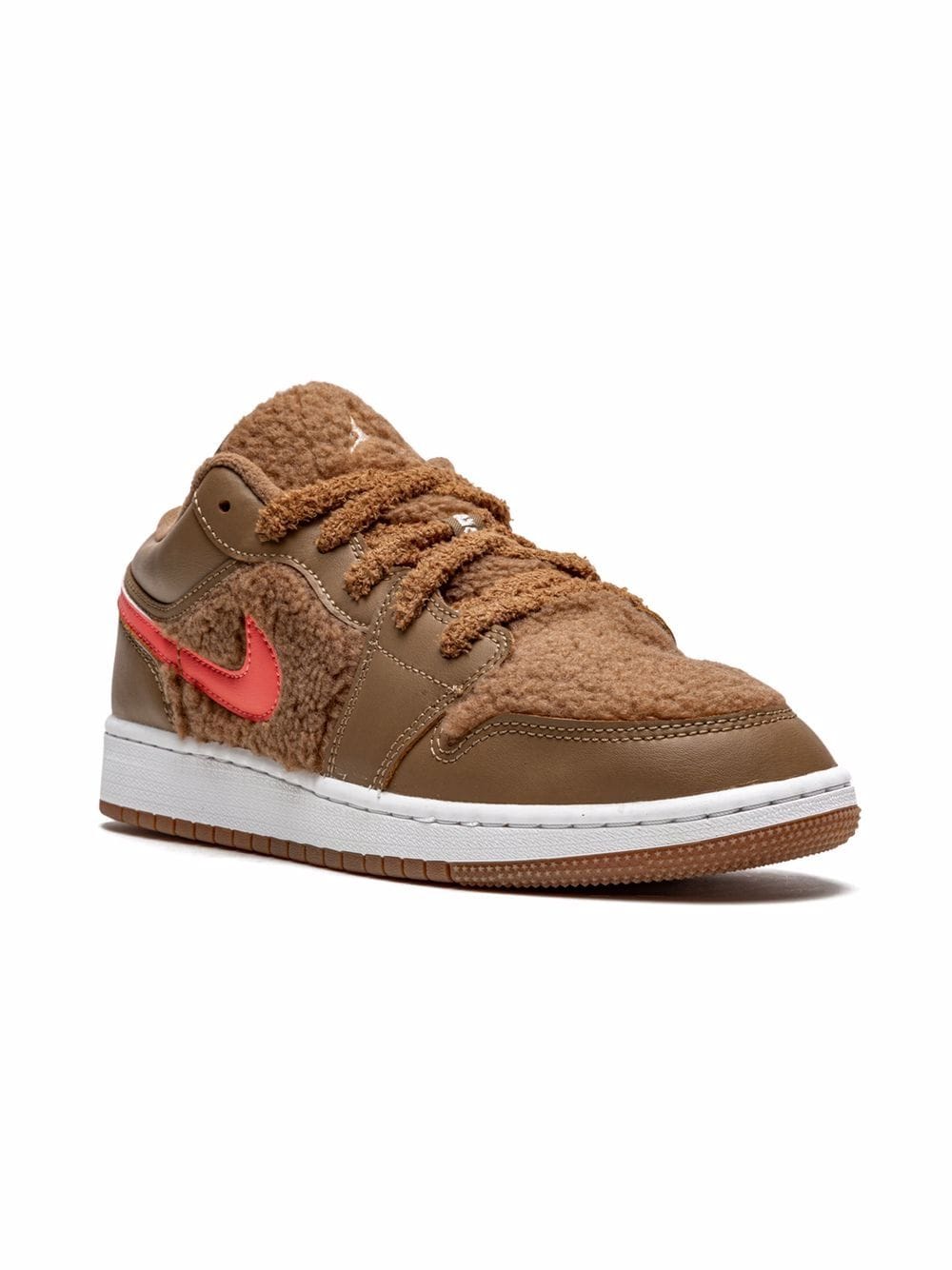 Jordan Kids Jordan 1 Low UTL "Teddy Bear" sneakers - Brown von Jordan Kids