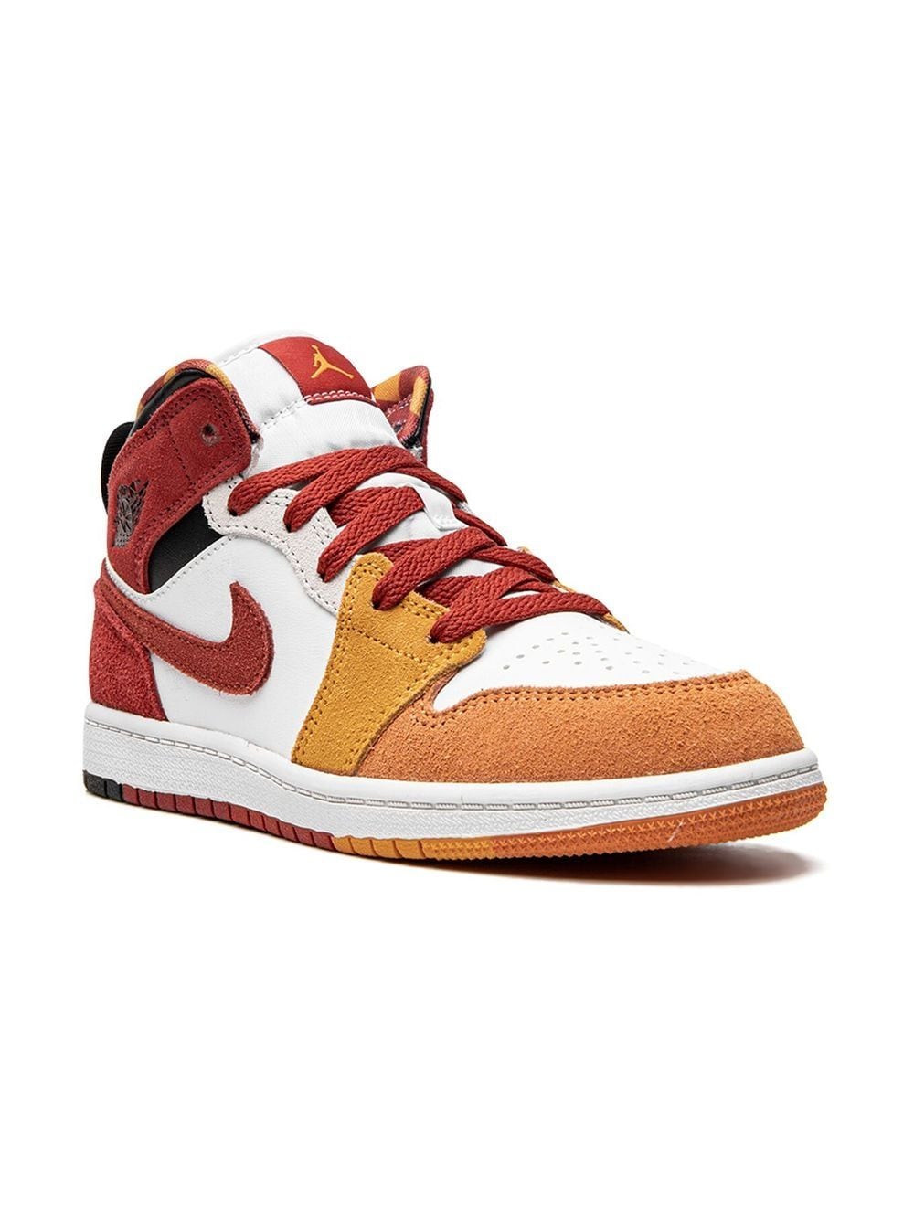 Jordan Kids Jordan 1 Mid SE "Picnic" sneakers - Orange von Jordan Kids