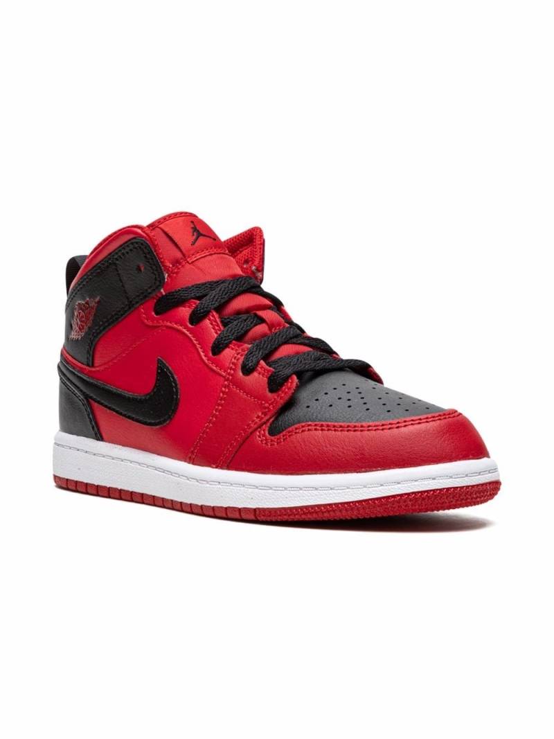 Jordan Kids Jordan 1 Mid "Reverse Bred" sneakers von Jordan Kids