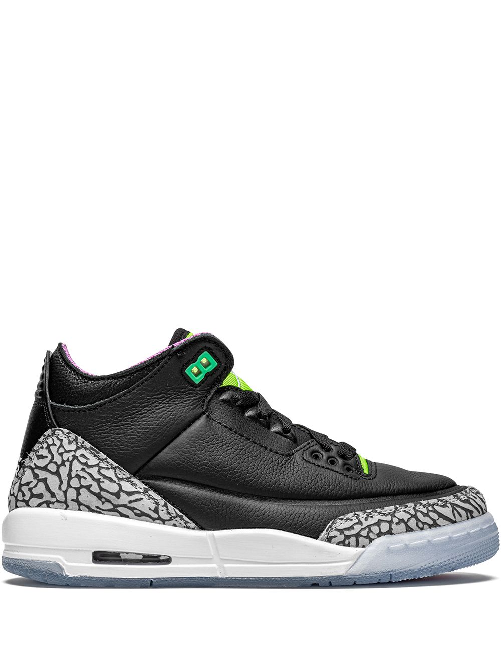 Jordan Kids Jordan 3 Retro "Electric Green" sneakers - Black von Jordan Kids