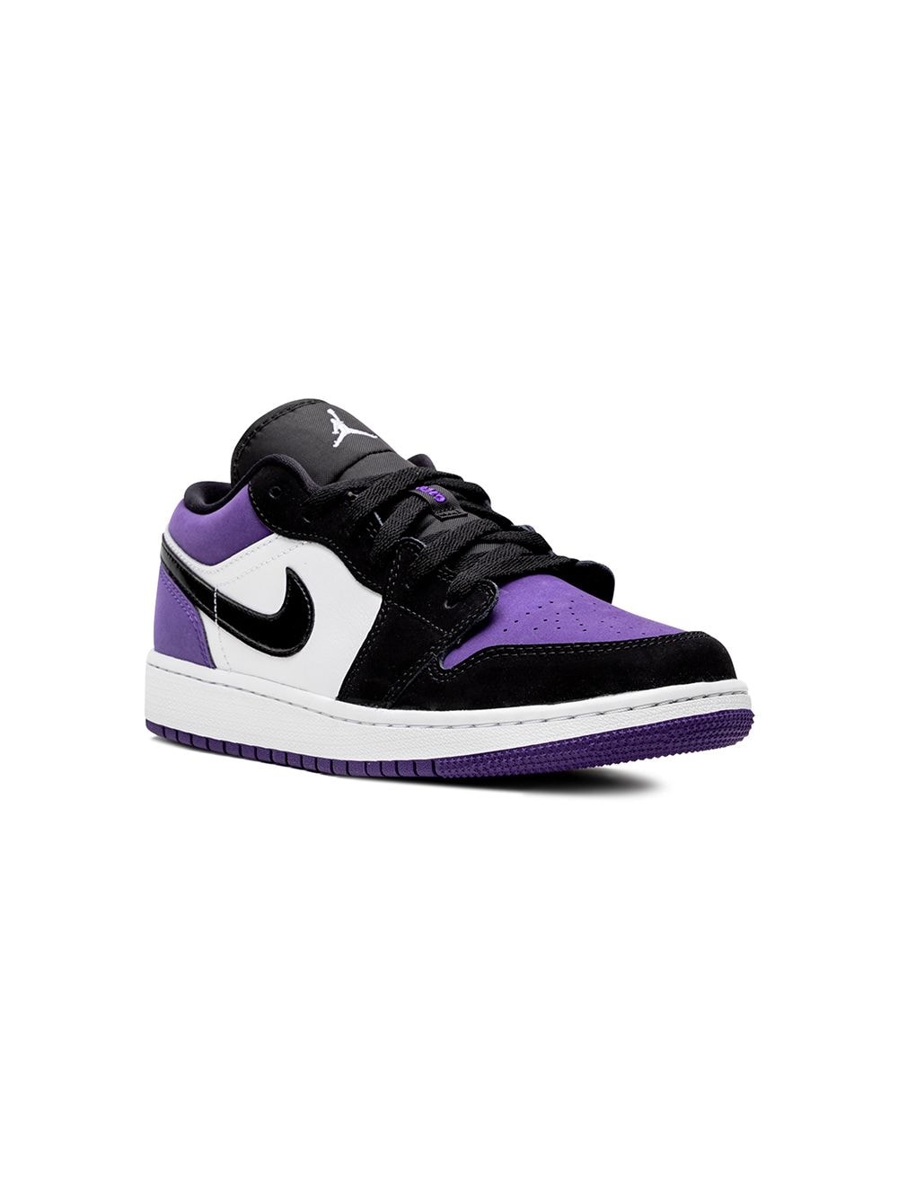 Jordan Kids Air Jordan 1 Low "Court Purple" sneakers - Black von Jordan Kids