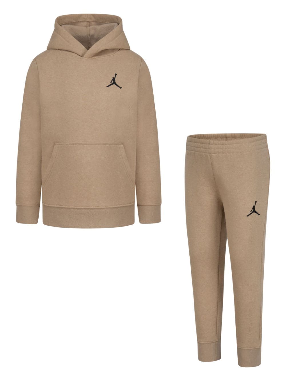 Jordan Kids logo-embroidered tracksuit set - Neutrals von Jordan Kids