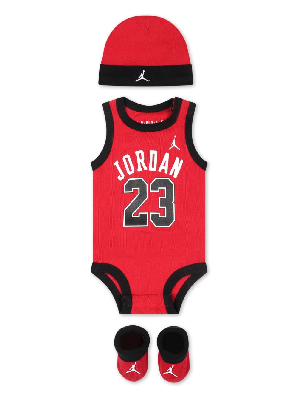 Jordan Kids logo-print body set - Red von Jordan Kids