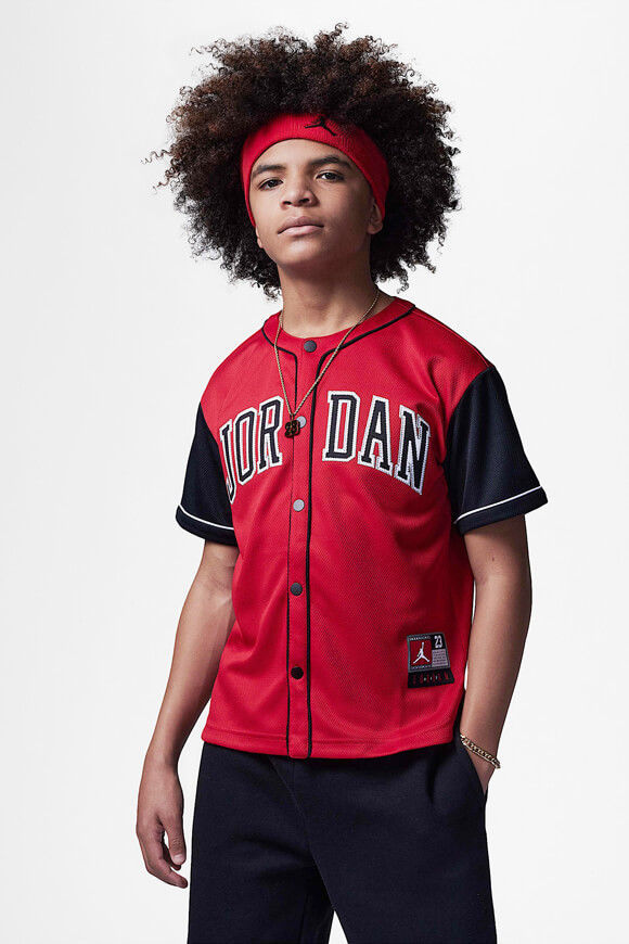 Jordan Baseball Hemd | Gym Red | Jungen  | L von Jordan