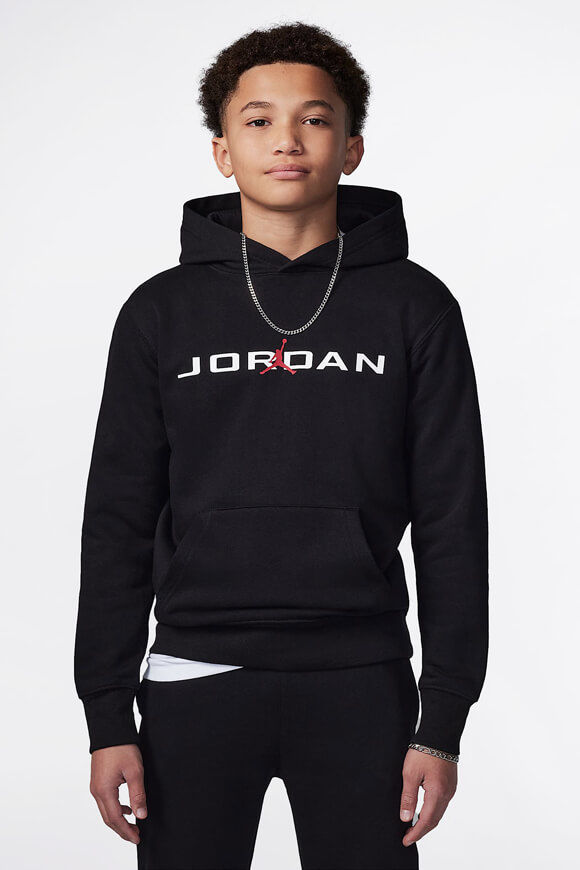 Jordan Baseline Fleece Kapuzensweatshirt | Black | Jungen | S Jordan Baseline Fleece Kapuzensweatshirt | Black | Jungen | S von Jordan