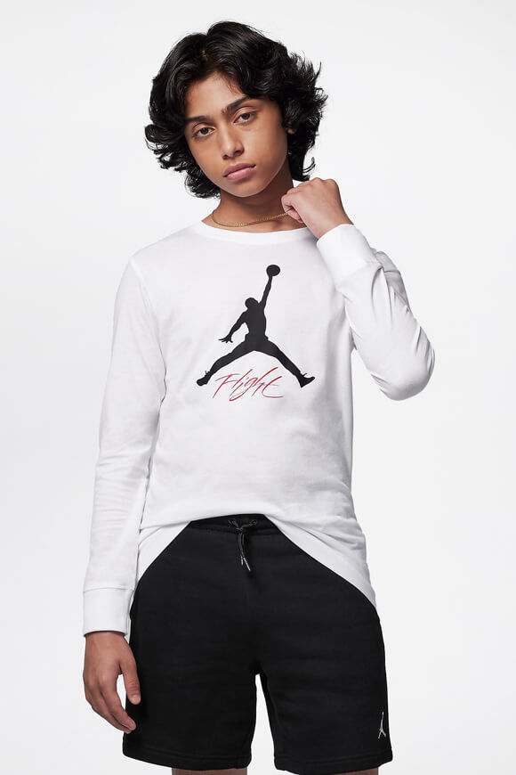 Jordan Baseline Flight Langarmshirt | White | Jungen | M Jordan Baseline Flight Langarmshirt | White | Jungen | M von Jordan