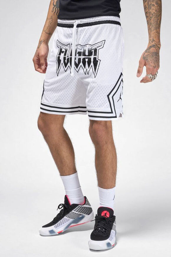 Jordan Diamond Mesh Shorts | White | Herren | L Jordan Diamond Mesh Shorts | White | Herren | L von Jordan