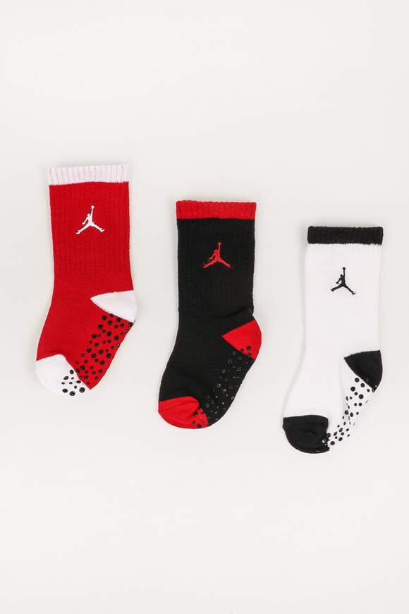 Jordan Dreierpack Baby Socken | Schwarz + Rot + Weiss | Baby  | EU15 von Jordan