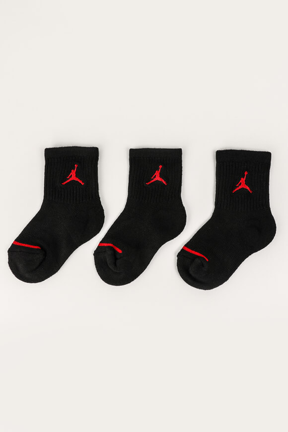 Jordan Dreierpack Socken | Schwarz | Jungen  | EU23 von Jordan