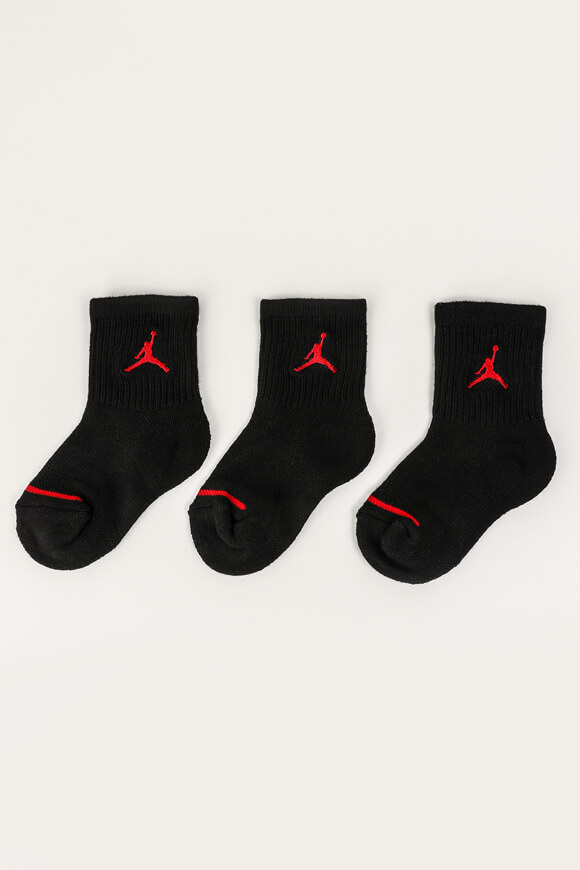 Jordan Dreierpack Socken | Schwarz | Jungen  | EU27 von Jordan