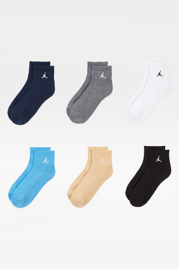Jordan Everyday Essentials Sechserpack Socken | Obsidian | Jungen  | EU37.5-40 von Jordan