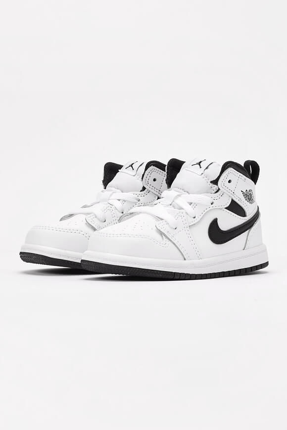 Jordan Jordan 1 Mid Baby Sneaker | White + Black | unisex  | EU23.5 von Jordan