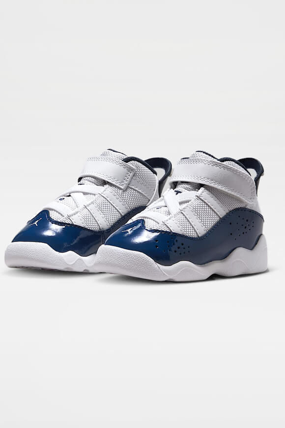 Jordan Jordan 6 Rings Baby Sneaker | White + Midnight Navy | Baby | EU23.5 Jordan Jordan 6 Rings Baby Sneaker | White + Midnight Navy | Baby | EU23.5 von Jordan