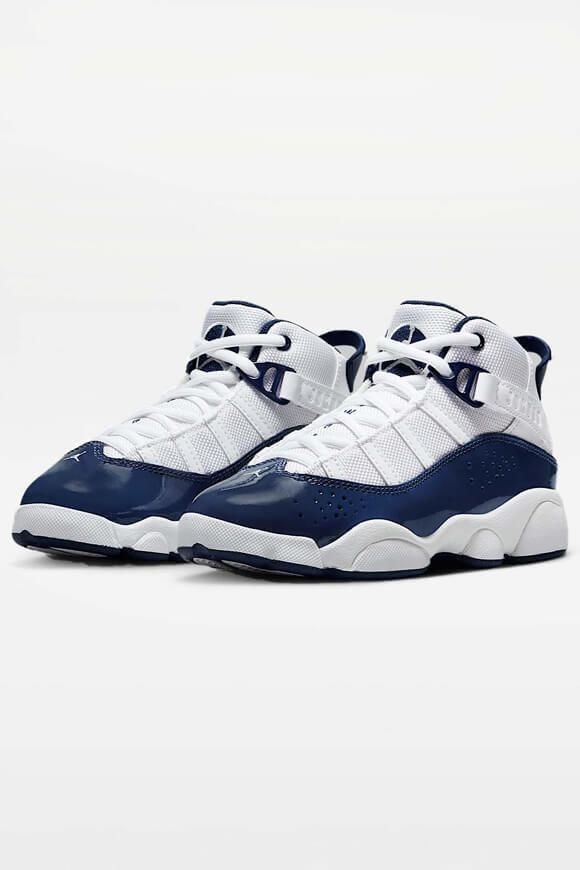 Jordan Jordan 6 Rings Kids Sneaker | White + Midnight Navy | Jungen | EU33 Jordan Jordan 6 Rings Kids Sneaker | White + Midnight Navy | Jungen | EU33 von Jordan