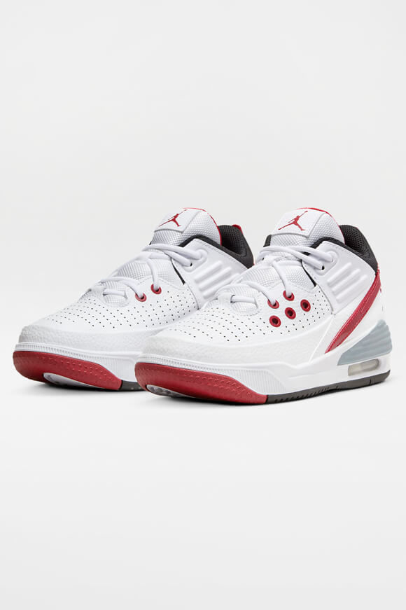 Jordan Jordan Max Aura 5 Sneaker | White + Black + Varsity Red | Jungen  | EU36 von Jordan