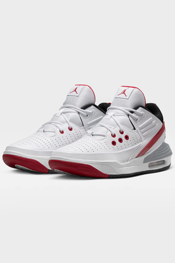 Jordan Jordan Max Aura 5 Sneaker | White + Black + Varsity Red | Herren  | EU41 von Jordan