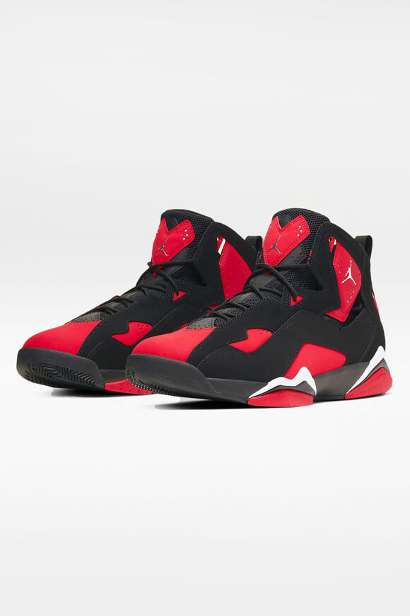 Jordan Jordan True Flight Sneaker | Black + Chrome + University Red | Herren  | EU42 von Jordan