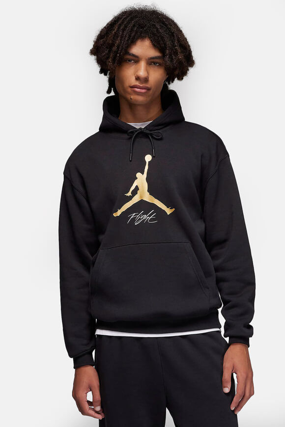 Jordan Kapuzensweatshirt | Black + Gold | Herren  | L von Jordan