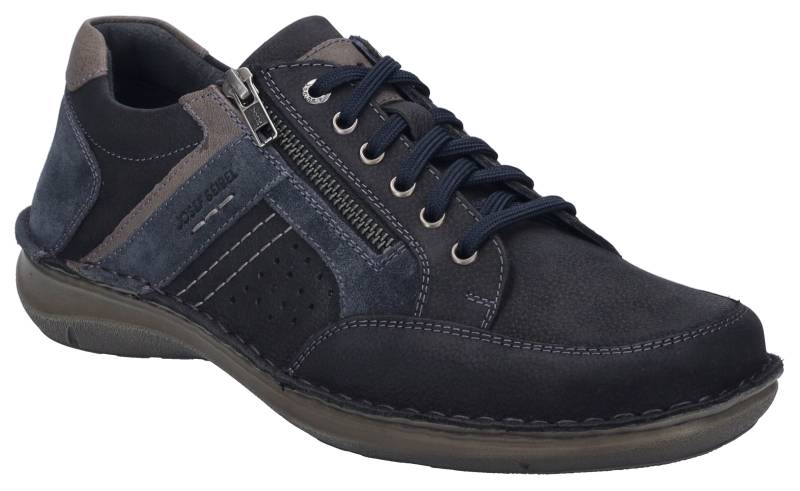 Josef Seibel Schnürschuh »New Anvers 87«, Freizeitschuh, Halbschuh, Komfortschuh mit zusätzlichem Reissverschluss von Josef Seibel