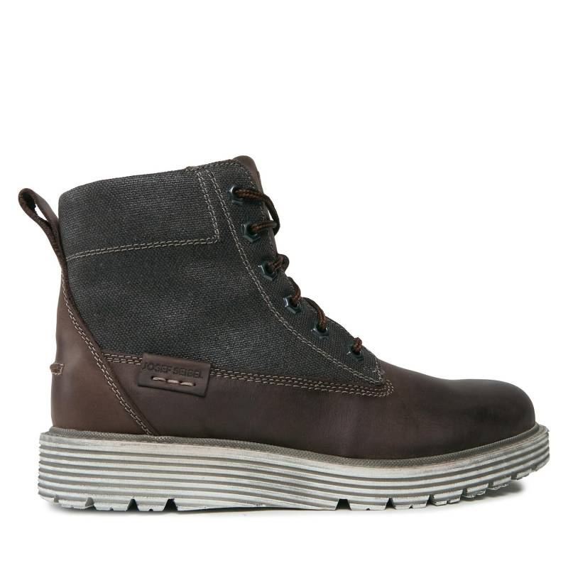 Schnürstiefeletten Josef Seibel Cooper 05 21005 Pl86381 Mocca-Kombi 381 von Josef Seibel