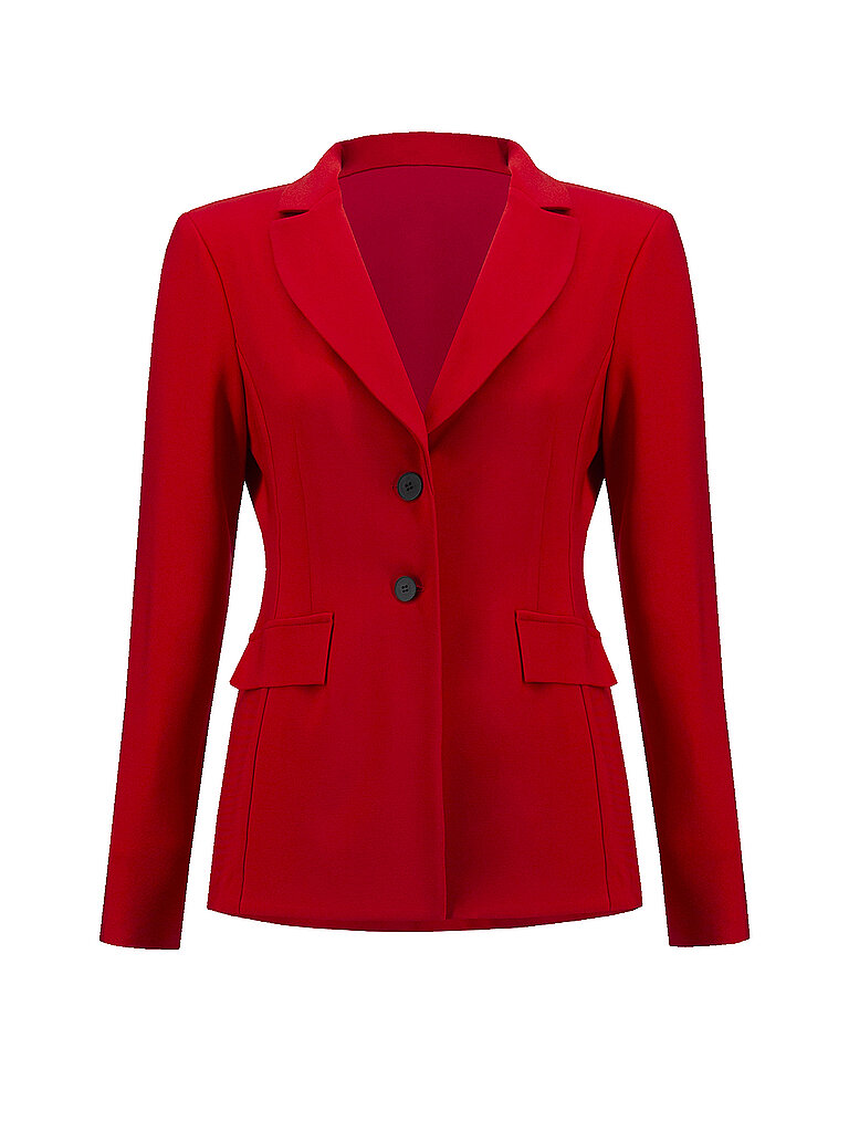 JOSEPH RIBKOFF Blazer in Lederoptik  rot | 42 von Joseph Ribkoff