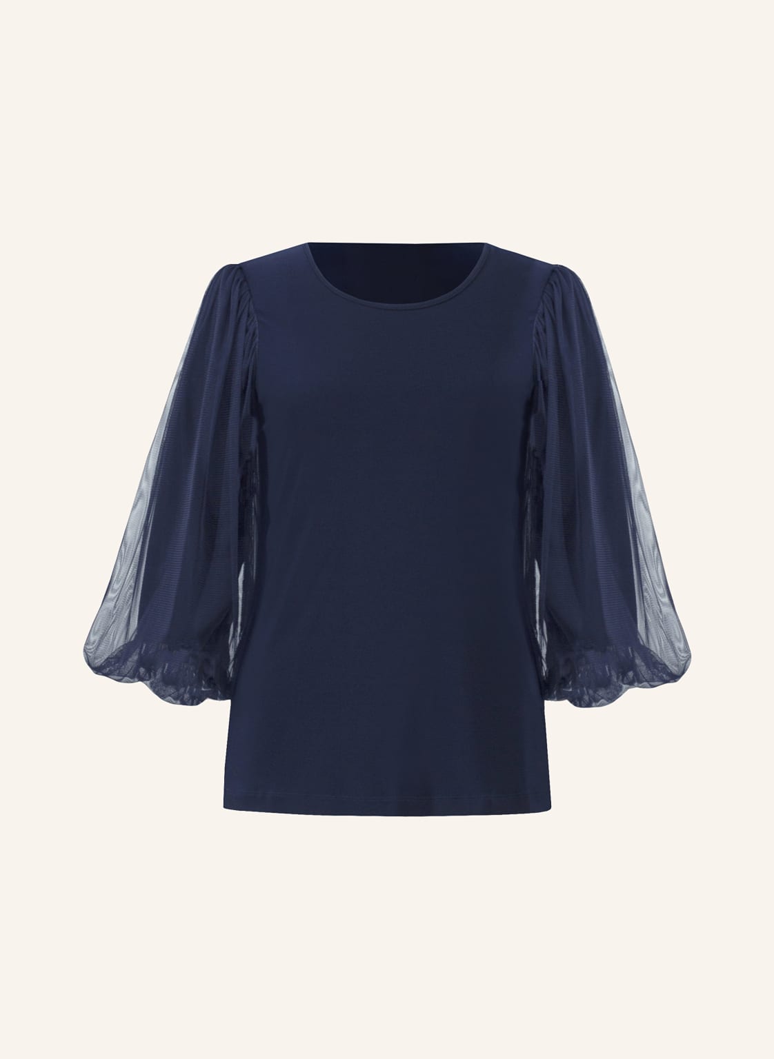 Joseph Ribkoff Blusenshirt Im Materialmix Mit 3/4-Arm blau von Joseph Ribkoff