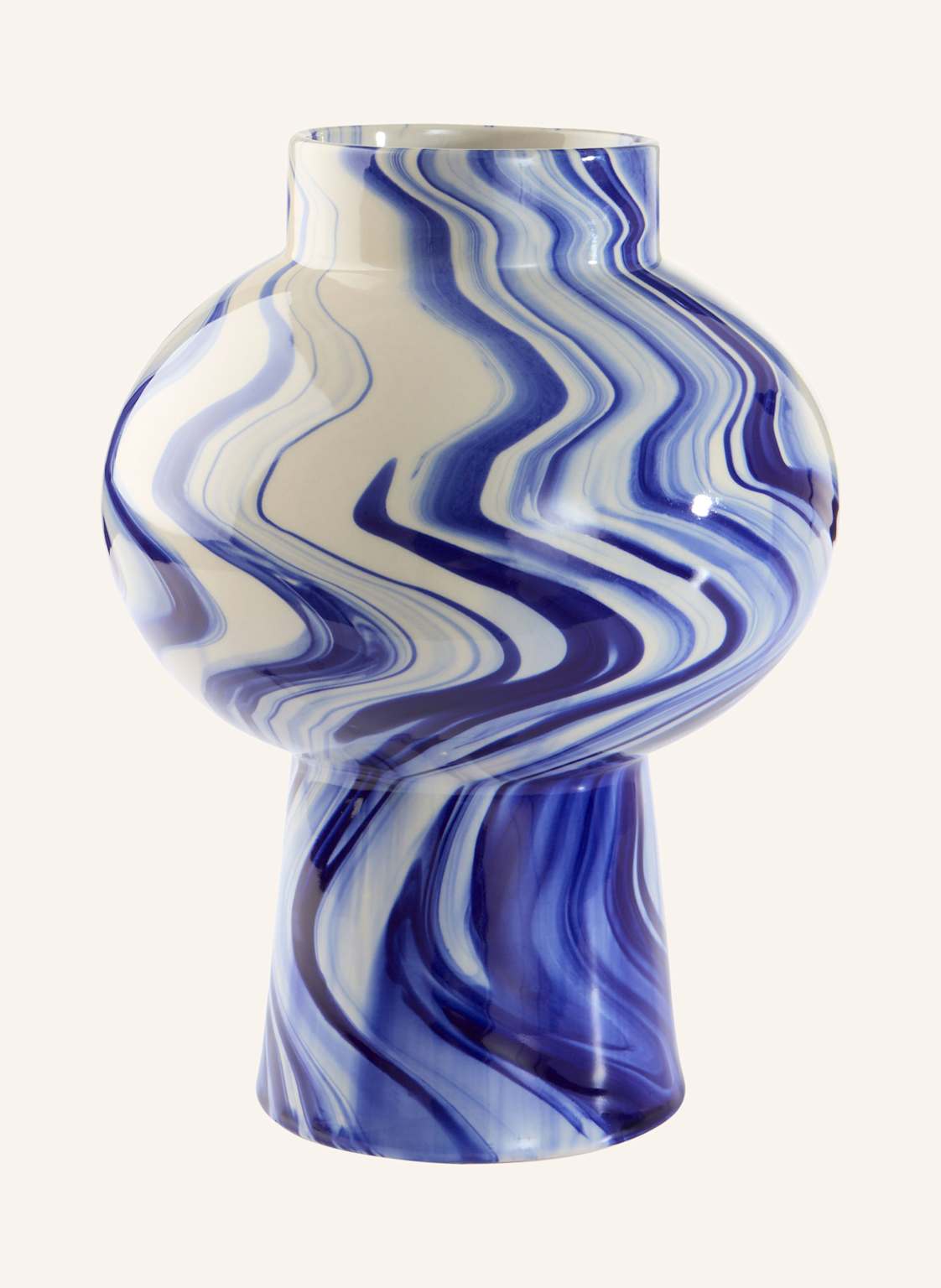 Jotex Vase Wave blau Jotex Vase Wave blau von Jotex